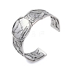 Constellation Alloy Open Cuff Bangles for Women Men LS-BJEW-C064-01AS-01-1