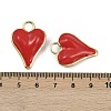 Brass Enamel Pendants KK-I358-002G-A-4