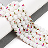 Printing Glass Beads for Necklaces Bracelets Making GLAA-B020-03A-07-2