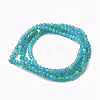 Spray Painted Glass Beads Strands GLAA-A038-A-46-2