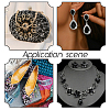 110Pcs Pointed Back Glass Rhinestone Cabochons RGLA-HY0001-05A-5