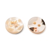 Carved Flower Natural Shell Buttons SH-CBA18B6-03-2