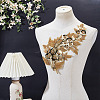 Flower Sequin Embroidery For Clothes Fabric Decoration Badge DIY-WH0899-104-4