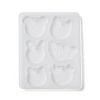 Rabbit/Dragon/Cat Pendant DIY Silhouette Silicone Mold X1-DIY-K073-09B-2