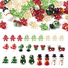 44pcs 10 style Christmas Handmade Lampwork Beads LAMP-TA0001-16-11