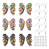 DIY Butterfly Wing Earring Making Kit RESI-TA0002-18-1