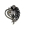 Alloy Rhinestone Brooch for Backpack Clothes PW-WG8AC7E-05-1