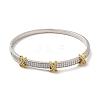 Rack Plating Brass Hinged Bangles with Cubic Zirconia BJEW-D059-01P-2