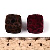 Flocking Opaque Acrylic Beads OACR-T030-03M-3