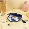 Cloth Jewelry Storage Zipper Bags with Tassel for Earrings Rings Bracelets Necklaces AJEW-WH0596-664B-4