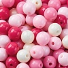 200Pcs Opaque Acrylic Beads SACR-FP0001-09-4