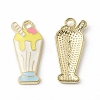 Alloy Enamel Pendants ENAM-G212-11G-02-1