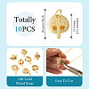 10Pcs Brass Pendants PALLOY-TAC0270-4