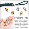 Unicraftale 24Pcs 6 Styles Alloy EDC European Beads FIND-UN0002-97-5