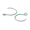 Rainbow Color Ion Plating(IP) 316 Surgical Stainless Steel Earring Hooks STAS-D183-03M-02-3