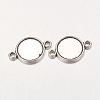 Alloy Cabochon Connector Settings LS-PALLOY-A13117-AS-RS-2