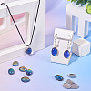 DIY Oval Pendant Making Kits DIY-TA0015-36-8