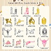 60Pcs 15 Styles West Cowboy Alloy Pendants FIND-SZ0019-69-2