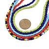 Bohemian Glass Seed Beaded Multi-strand Necklaces for Women NJEW-JN05354-03-3