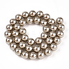 Glass Pearl Beads Strands HY-G002-01E-13-5