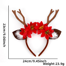 Christmas Plastic Hair Bands PW-WGEA057-08