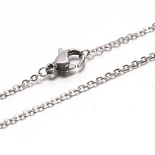 304 Stainless Steel Cable Chain Necklaces NJEW-E026-04P