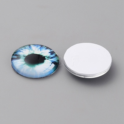 Glass Cabochons LS-GLAA-WH0033-75G-10-1