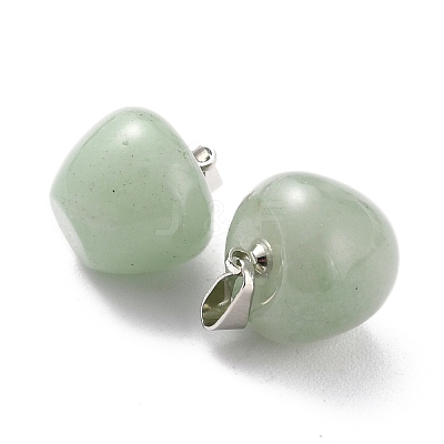 Natural Green Aventurine Pendants G-Z022-01M-1