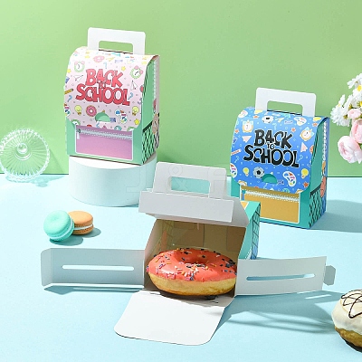 20Pcs 2 Colors Kraft Paper Cardboard Candy Storage Tote Boxes AJEW-CJ0001-59-1