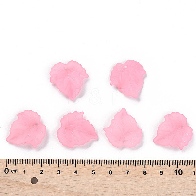 Autumn Theme Transparent Frosted Acrylic Pendants PAF002Y-10-1