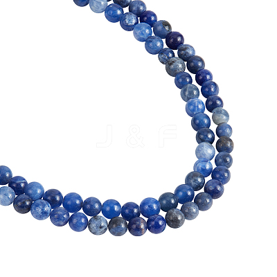 4 Strands Natural Sodalite Beads Strands G-NB0004-97-1