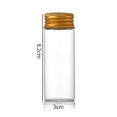 Clear Glass Bottles Bead Containers CON-WH0085-75F-02-1