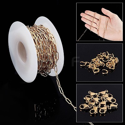 DIY Chain Bracelet Necklace Making Kit DIY-SC0021-32G-1