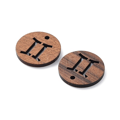 Walnut Wood Laser Cut Pendants WOOD-Q051-06A-1