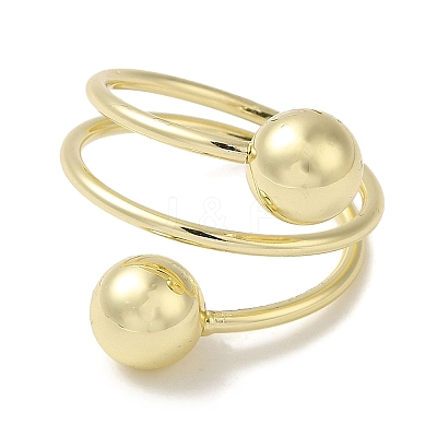 Brass Wrap Rings RJEW-Q778-43G-1