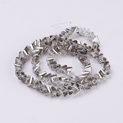 Electroplate Glass Beads Strands EGLA-J145-6mm-PL01-1