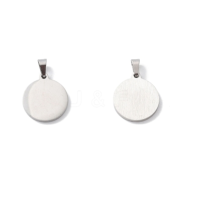 304 Stainless Steel with White Shell Pendants STAS-G268-01J-P-1