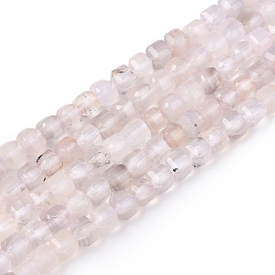 Natural White Agate Beads Strands G-T138-211A-1