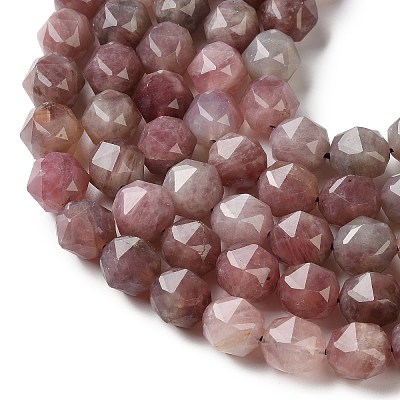 Natural Madagascar Rose Quartz Beads Strands GG-CBABD99-05-1