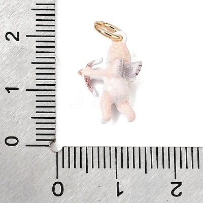 Printed Brass Pendants KK-CBA1A42-04G-01-1