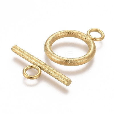 Ion Plating(IP) 304 Stainless Steel Toggle Clasps X-STAS-P248-03G-1
