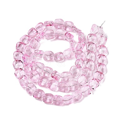 Electroplate Glass Beads Strands EGLA-N012-07G-1