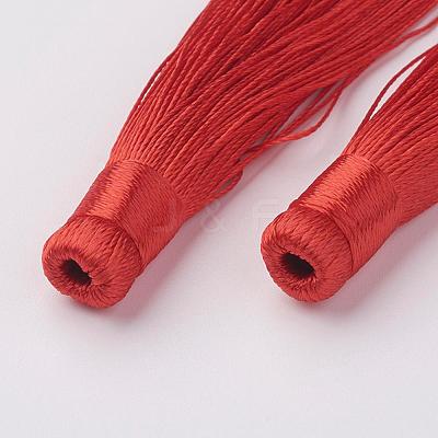 Nylon Tassels Big Pendant Decorations HJEW-G010-B01-1