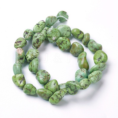 Natural Magnesite Beads Strands G-F592-01-1