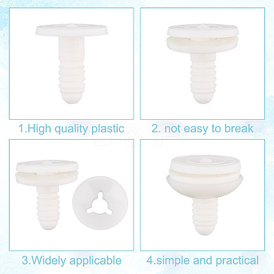 30 Sets Plastic Doll Joints DOLL-GO0001-06B-1