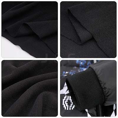 Cotton Ribbing Fabric FIND-WH0152-411A-1