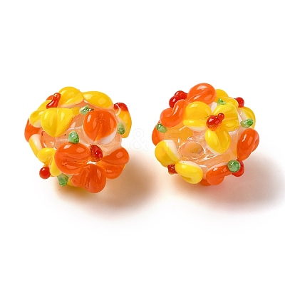 Handmade Lampwork Beads LAMP-B025-03B-13-1