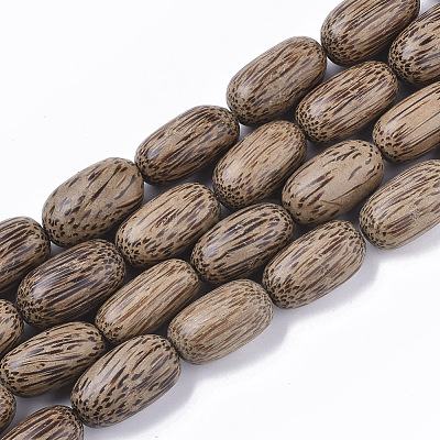 Undyed & Natural Coconut Wood Beads Strands WOOD-T024-016-1