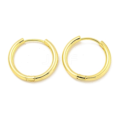 Brass Hoop Earrings EJEW-L211-08F-G-1