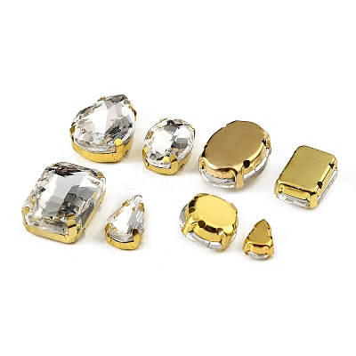 Glass Rhinestone Sew on Rhinestone RB-CBA33FD-01G-05-1